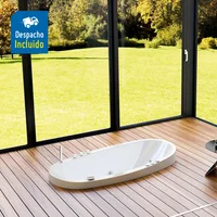 Hidromasaje Cataluña 170X90 Blanco C2-Kt-Cp-M15