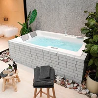 Hidromasaje Francesa 181X123 Blanco C2-Kt-Cg-M15