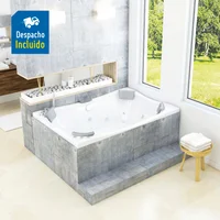 Hidromasaje Ibiza 182X123 Blanco C2-Kt-Cg-M15