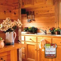 Barniz para Madera Base Agua Interior Nogal Brillo Crea 500 ml