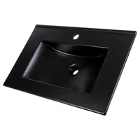 Lecco Lavamanos Sobreponer Tivoli Black Ma 81x46.5x19cm