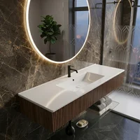 Lavamanos Sobreponer Tivoli Blanco 121.5 x 46.5 x 17.5 cm Lecco