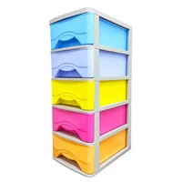 Mueble Gavetero X5 Gris Pastel Colores