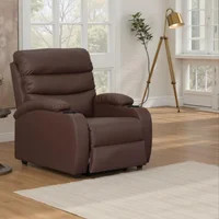 Poltrona Reclinable Manual Trevi Sint Chocolate Set X 6 Unidades