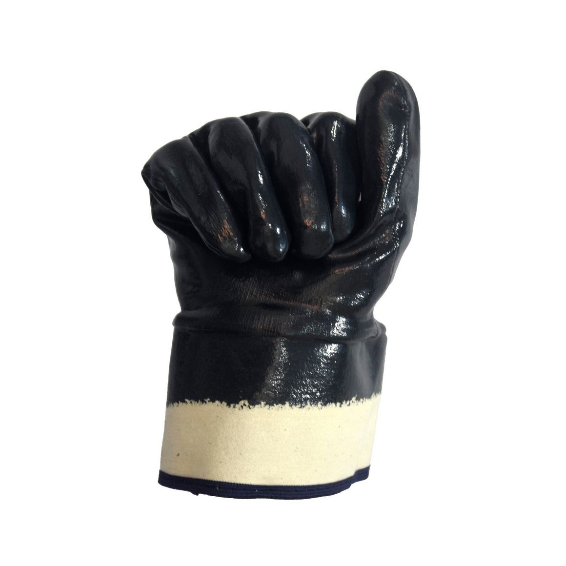 Paquete Por 6 Pares Guante Nitrilsafe Liso Puño Seguridad T8 Steelpro ...