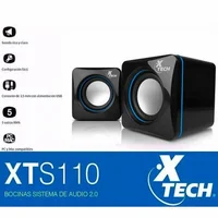 Xtech Bocinas X-tech Xts-110/xts110 Color Negro 1 Watt