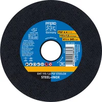 Disco de Corte Eht 115-1.6 Psf Steelox Pferd