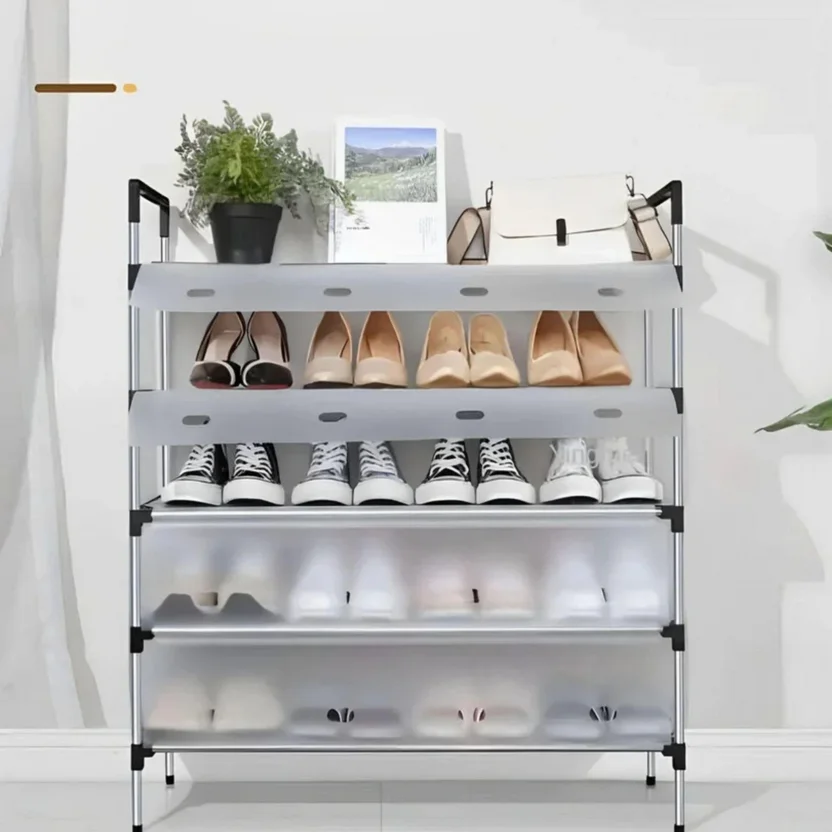 Zapatero Organizador 5 Niveles con Cubierta A Prueba de Polvo, marca 52 Bits - Foto 4