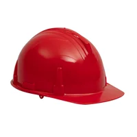 Armadura Casco Industrial Cremallera Rojo