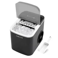 Sokany Máquina de Hacer Hielo Portátil 112w Ice Maker 26lb