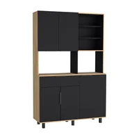 Alacena Oshawa 197x125x40.1 cm Fresno/Wengue Just Home Collection