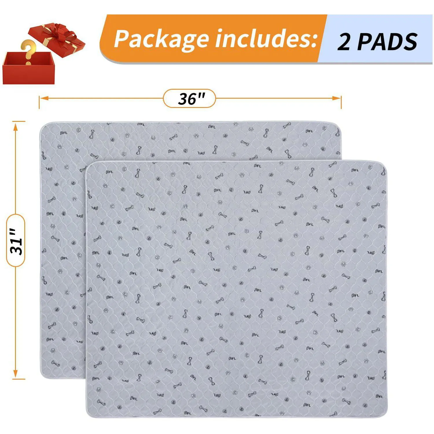 Almohadillas Lavables Reutilizables para Perros con Diseño Antideslizante 6