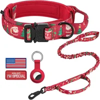 Collar Táctico para Perro Daganxi Ajustable con Asa y AirTag