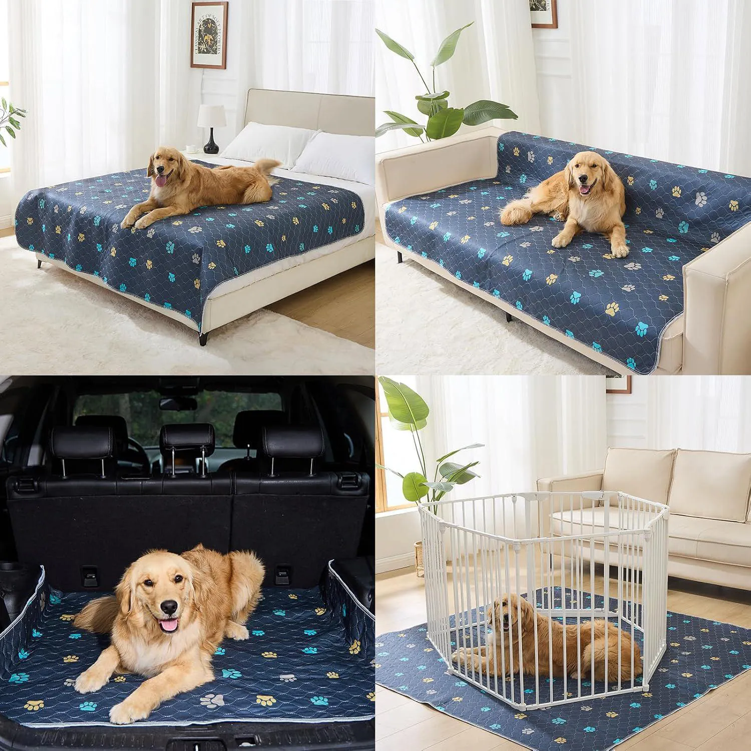 Almohadillas Lavables para Cachorros con Absorción Potente y Base Antideslizante 6