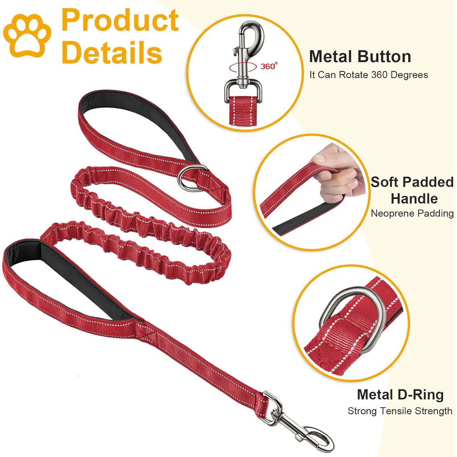Collar De Perro Ajustable Con Funda Para AirTag Asa Reflectiva Y Dispensador 3