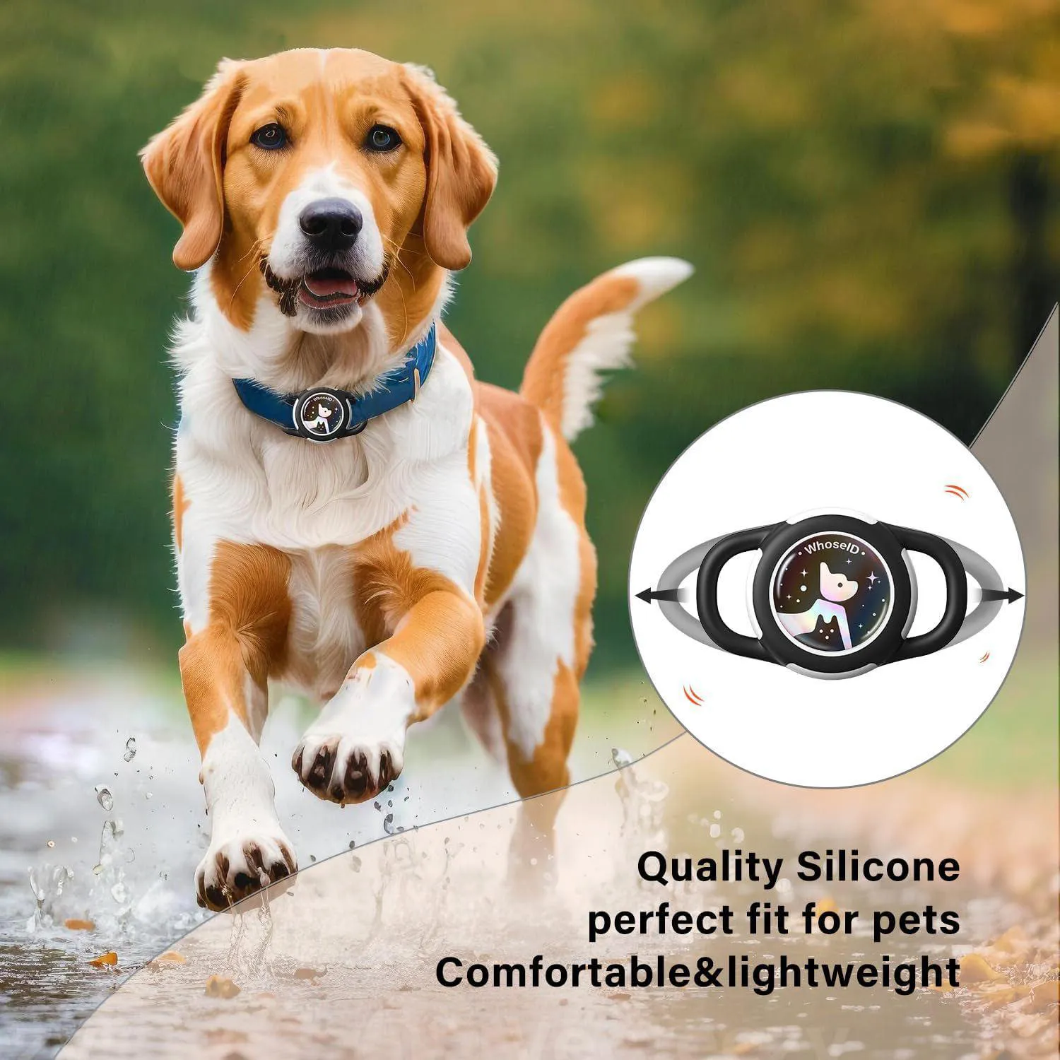 Soporte Impermeable Airtag para Collar de Perro y Gato Pequeño 3