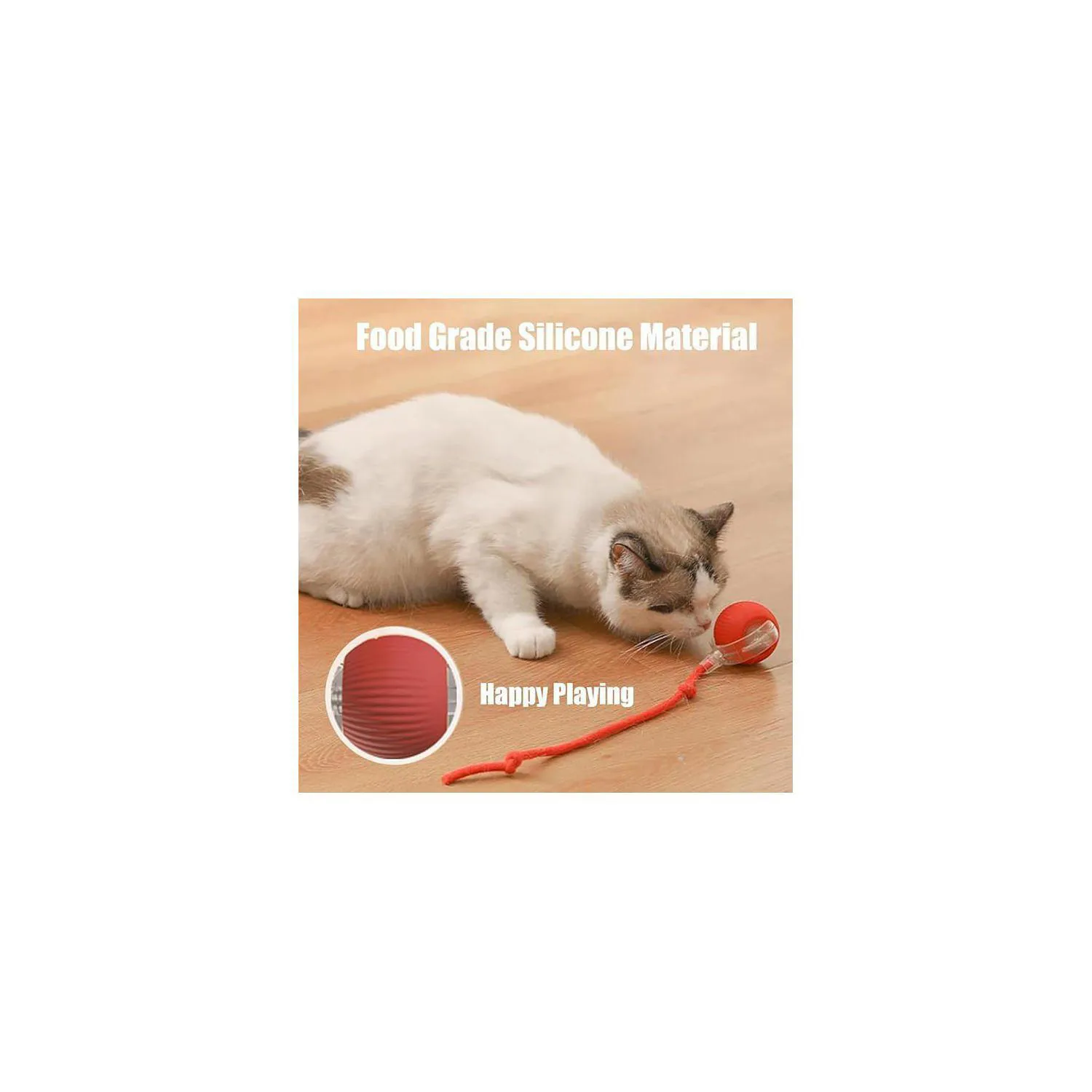 Pelota Interactiva Inteligente Para Perros Y Gatos Con Movimiento Automático 4