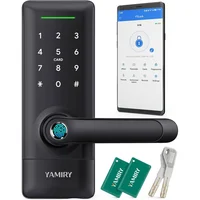 Cerradura Inteligente Yamiry 6 Formas De Acceso Con Huella Digital Y Control Por App