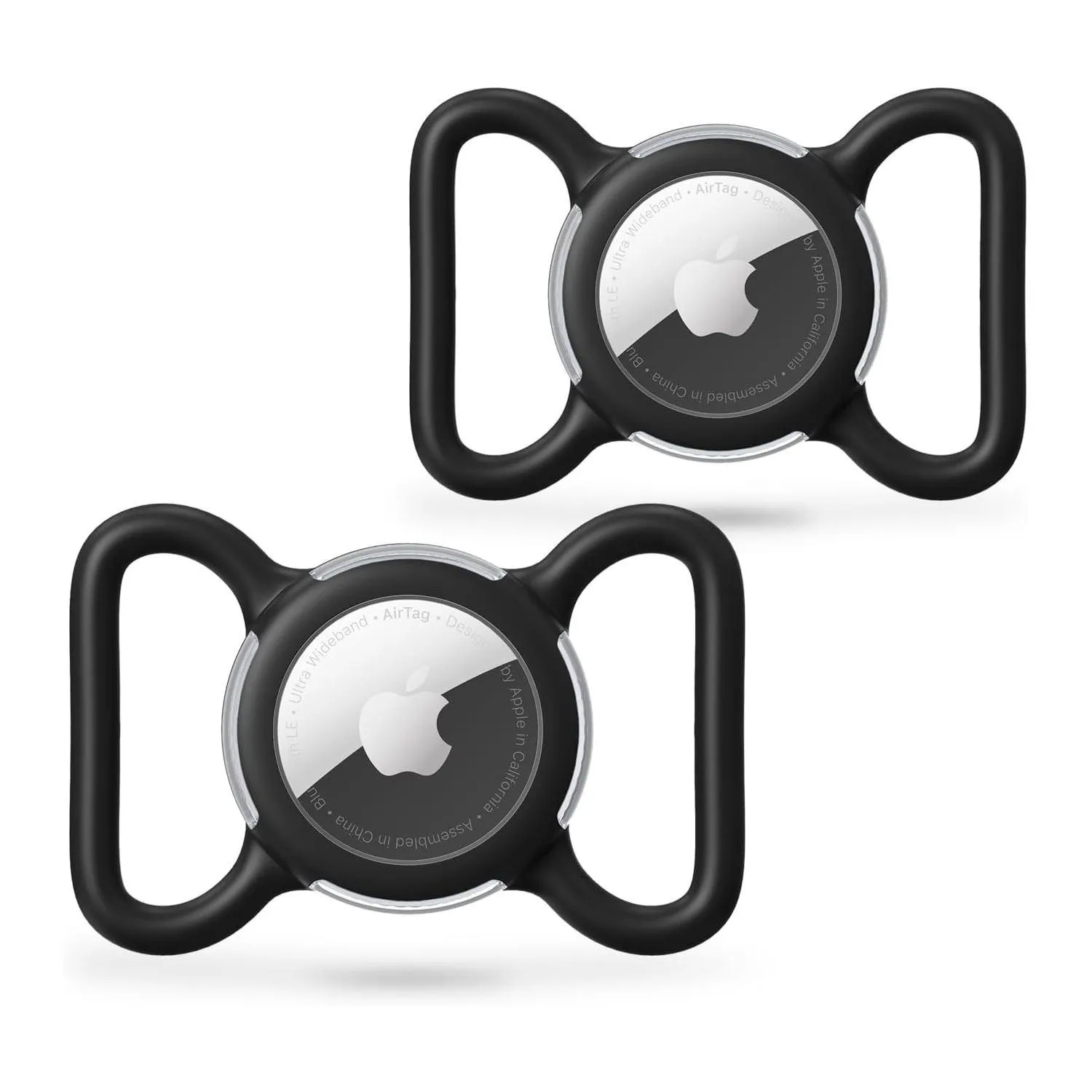 Soporte Impermeable para Perro con Airtag en Silicona y ABS Grande