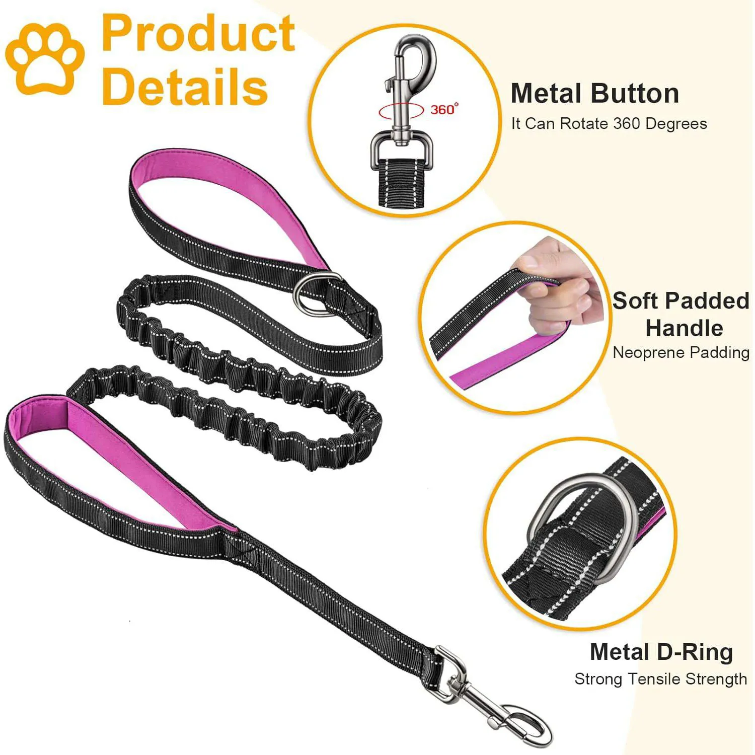Collar para Perros Ajustable de Neopreno con Estuche y Dispensador 3