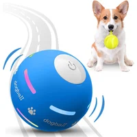 Pelota Interactiva Para Perros Con Movimiento Automático Recargable