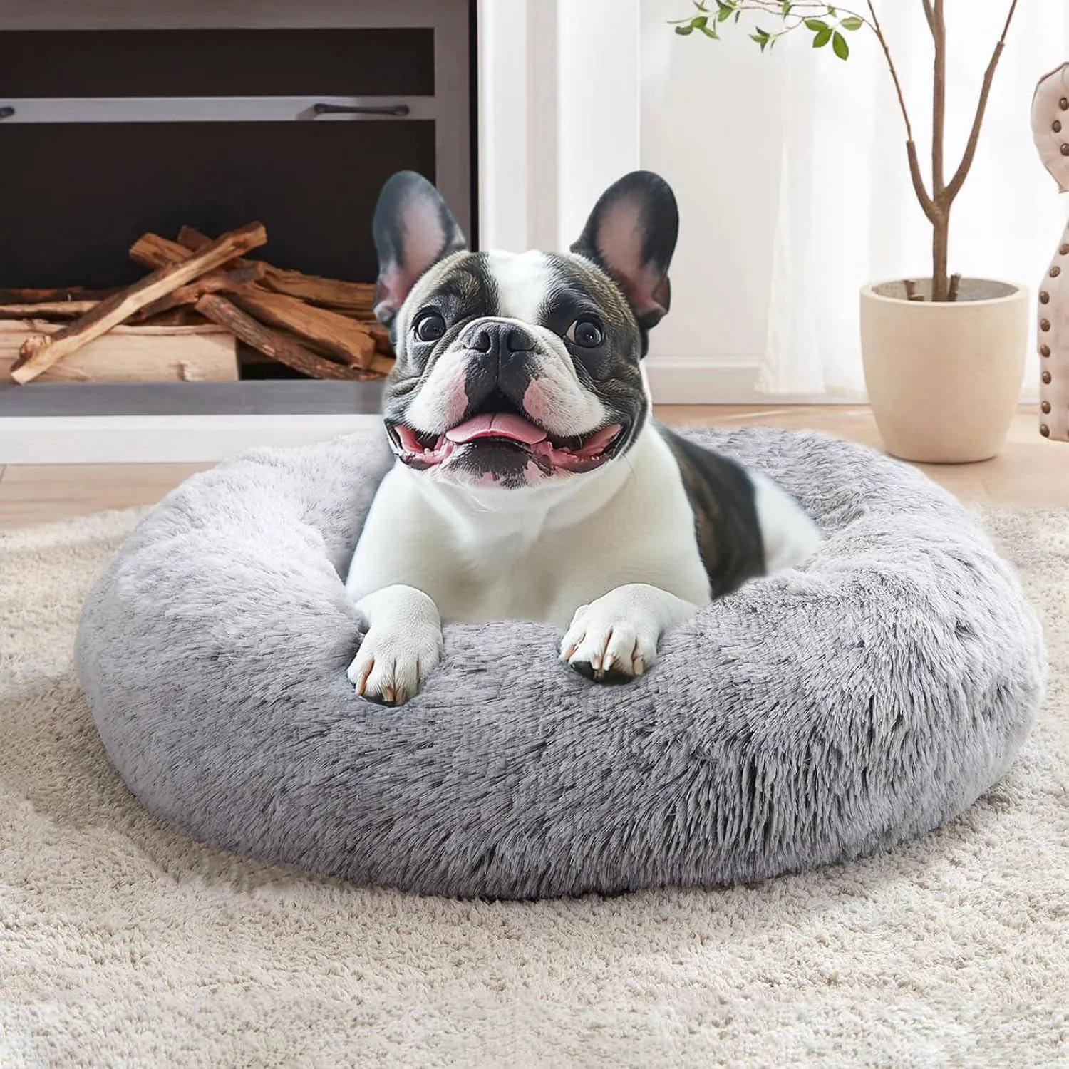 Cama Antiestrés para Perros y Gatos Redonda 20 cm