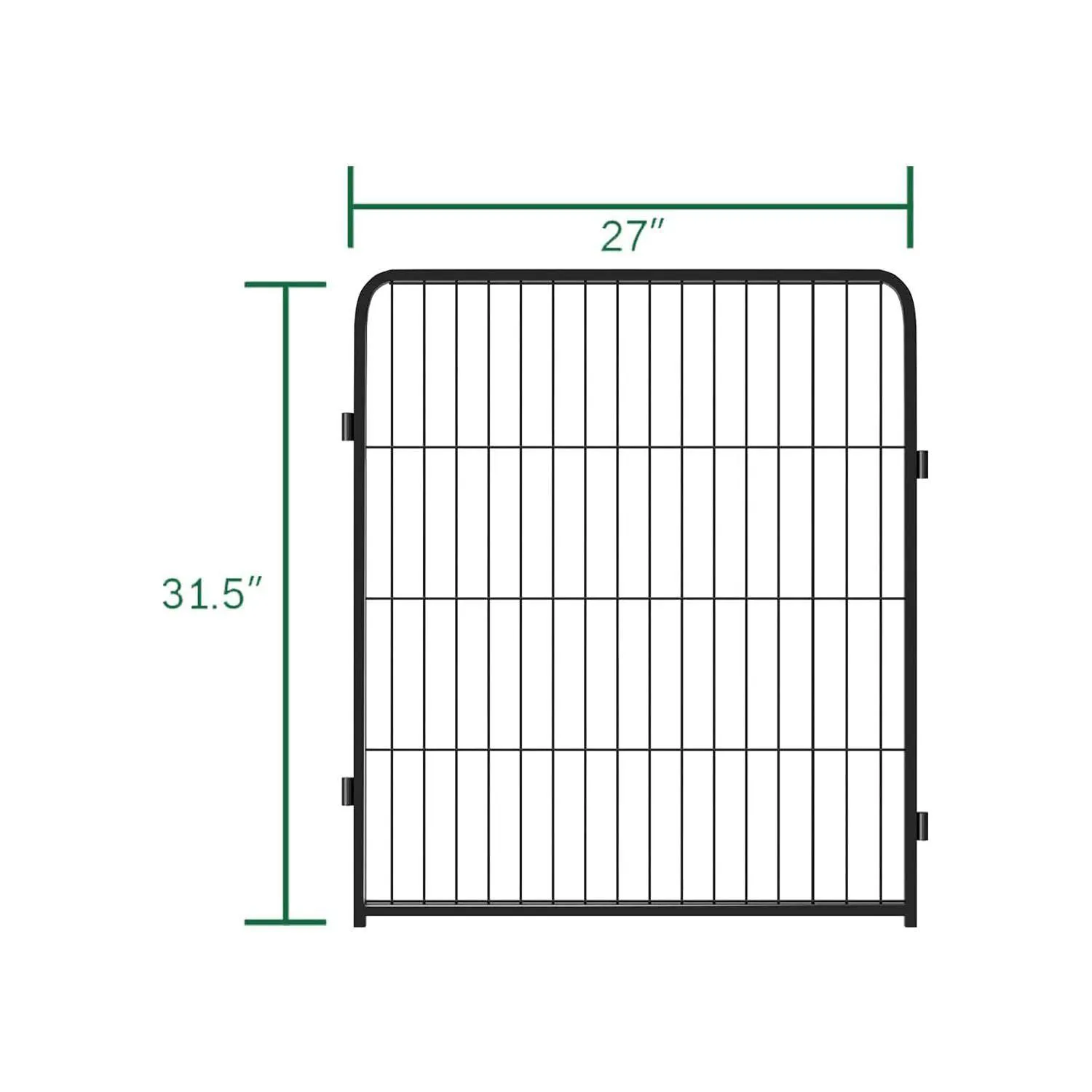 Corral FXW Rollick para Perros de 2 Paneles Reforzado para Patio y Camping 4