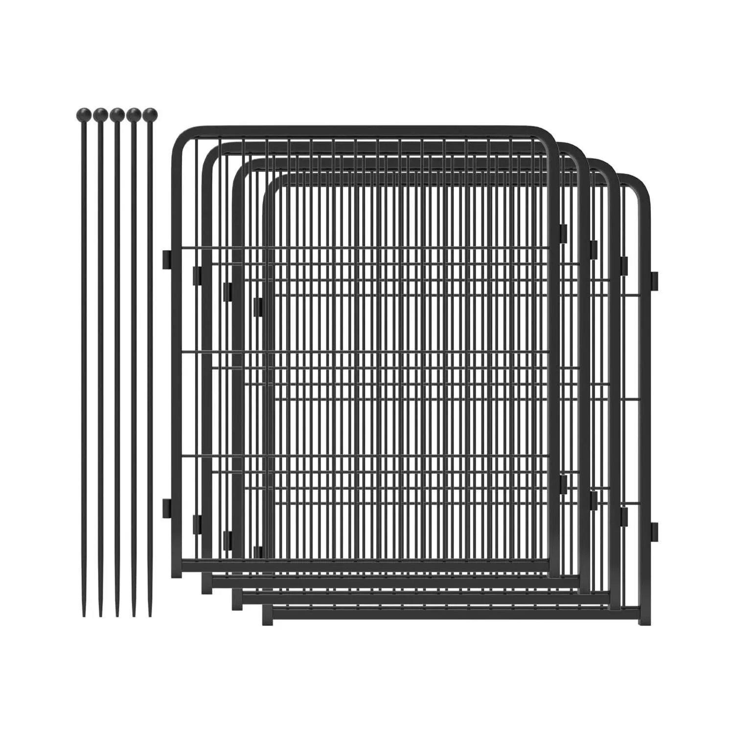 Corral FXW Rollick para Perros de 4 Paneles Reforzado para Patio y Camping 5