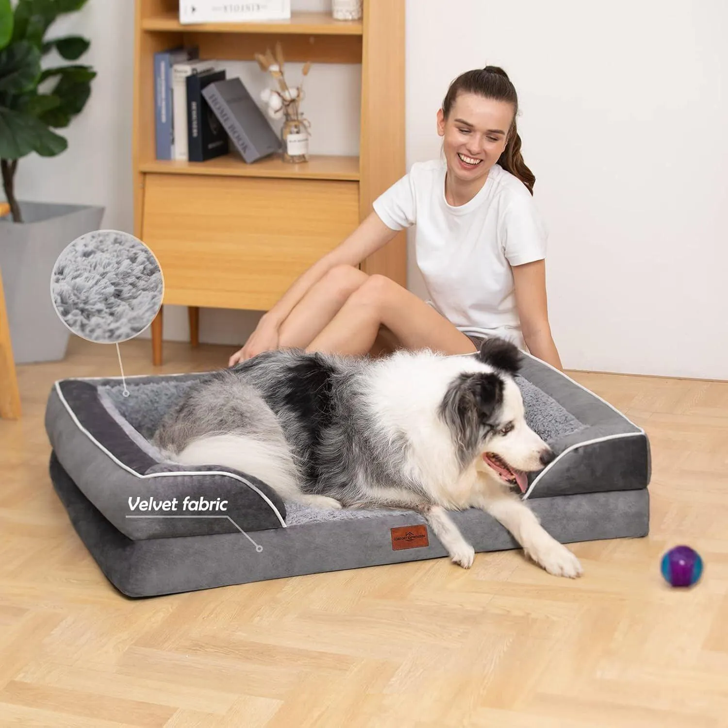 Cama Ortopédica XL Impermeable con Refuerzo y Funda Lavable Comfort 5