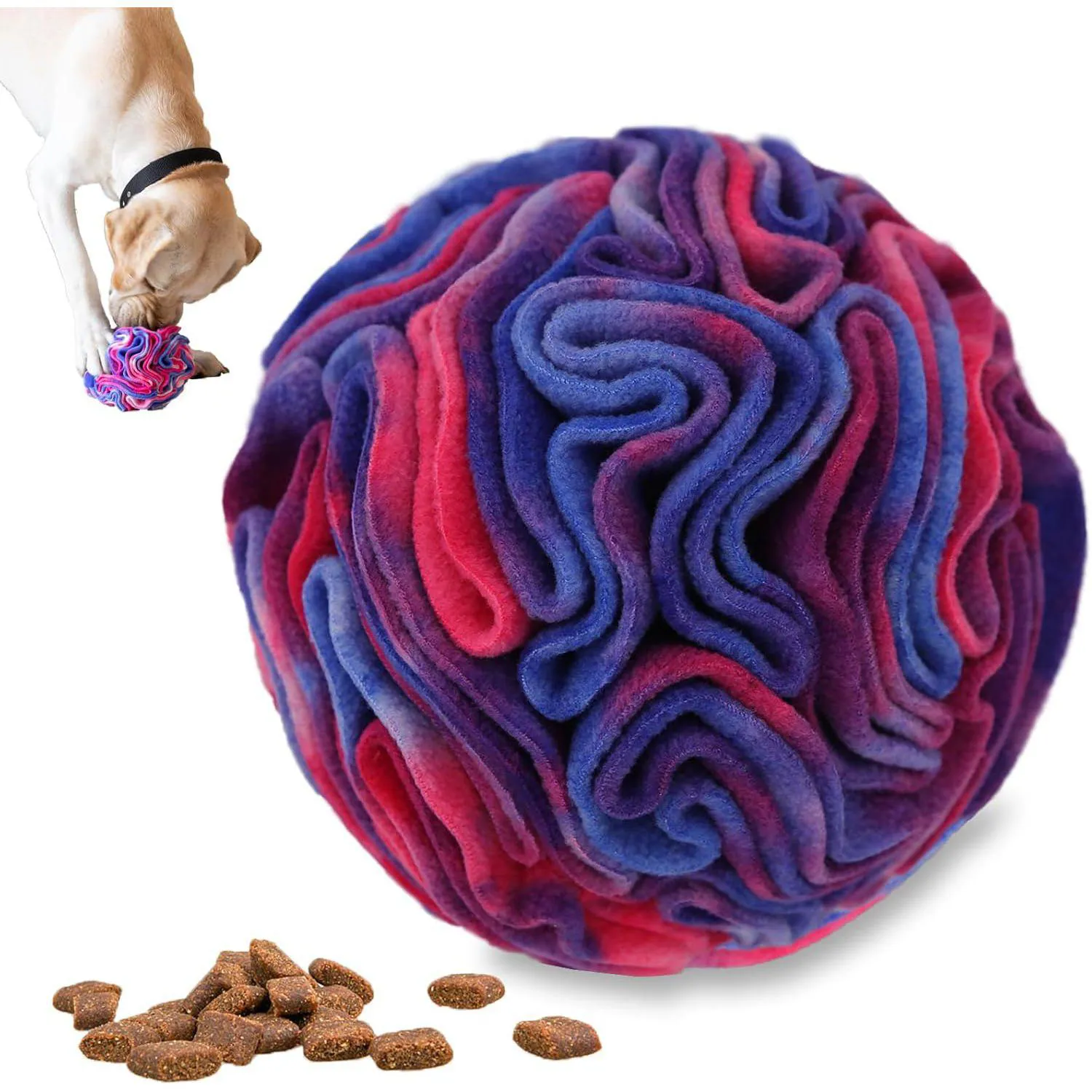 Pelota De Olfato Para Perros Que Oculta Golosinas Y Reduce Ansiedad
