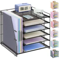 Organizador de Escritorio Gianotter de 6 Niveles y Soporte para Archivos