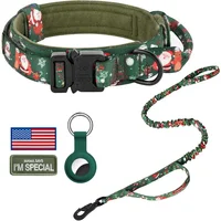 Collar Táctico para Perro Daganxi con Asa y Funda para AirTag