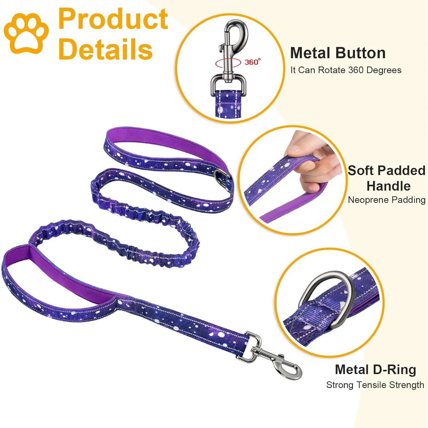 Collar para Perro Daganxi Ajustable Neopreno Grande 3
