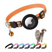 Collar para Gato con Soporte AirTag Reflectante Ligero