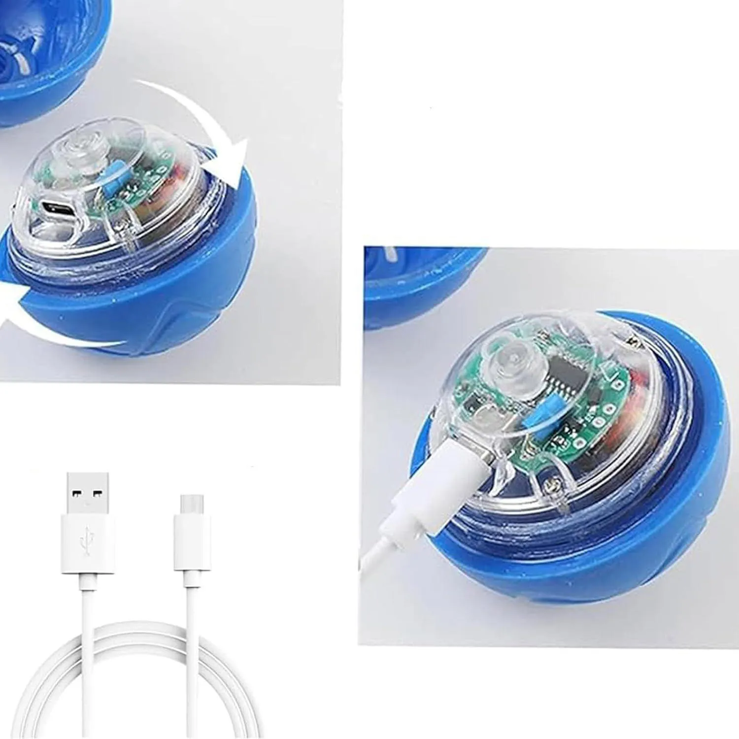Pelota Inteligente Para Perros Duraspin Con Rebote Automático Y Sonido Interactivo 3