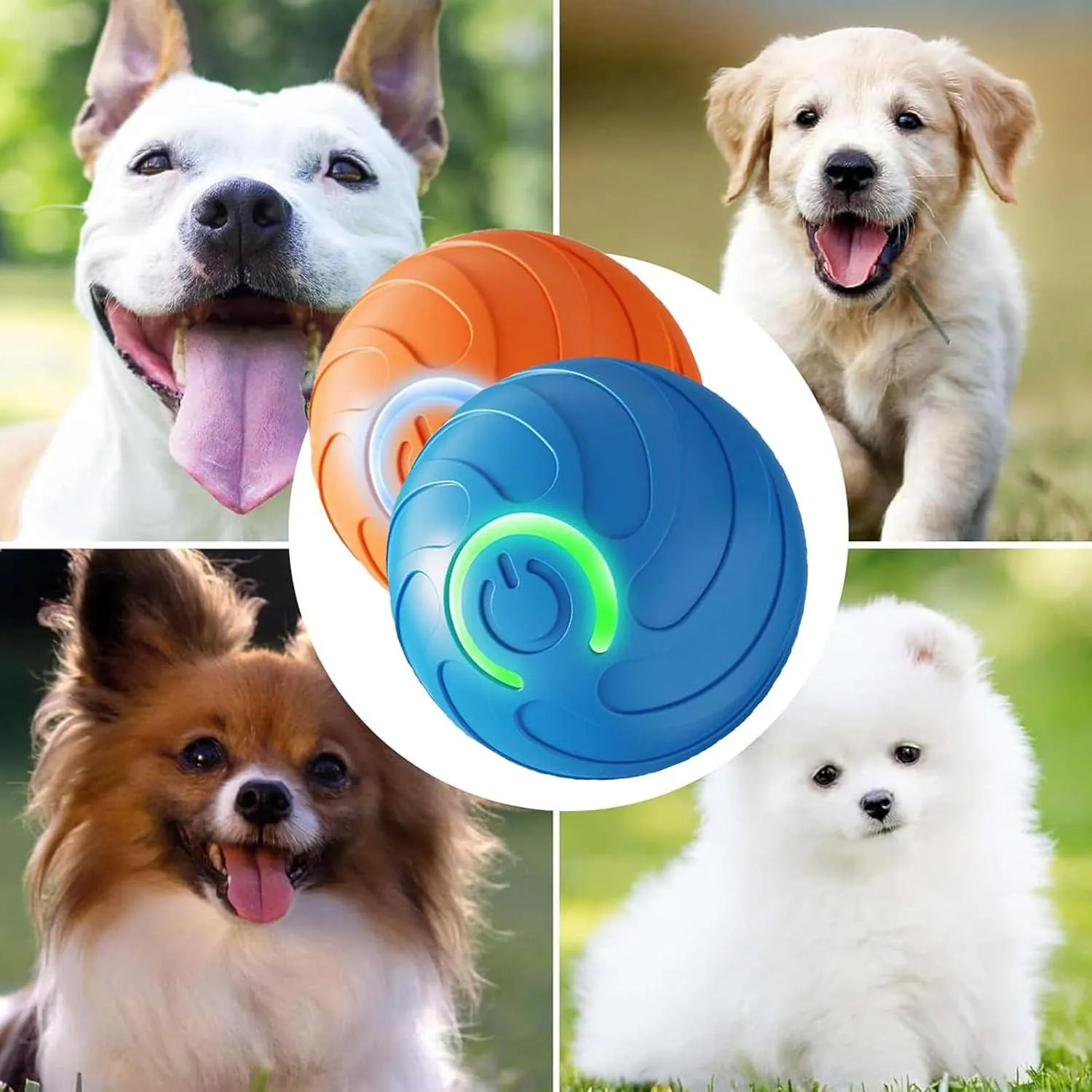 Pelota Inteligente Para Perros Duraspin Con Rebote Automático Y Sonido Interactivo 7