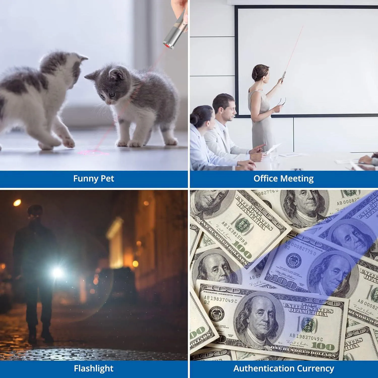 Punteros Láser Recargables para Gatos con Patrones Interactivos y Diseño Portátil 6
