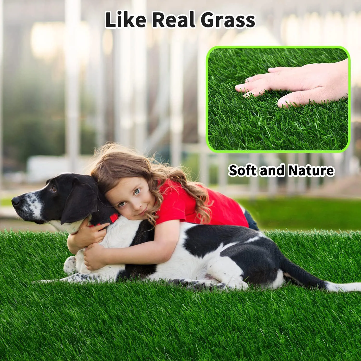 Tapete de Césped Artificial para Perros con Drenaje Rápido y Alta Absorción Color Verde 4