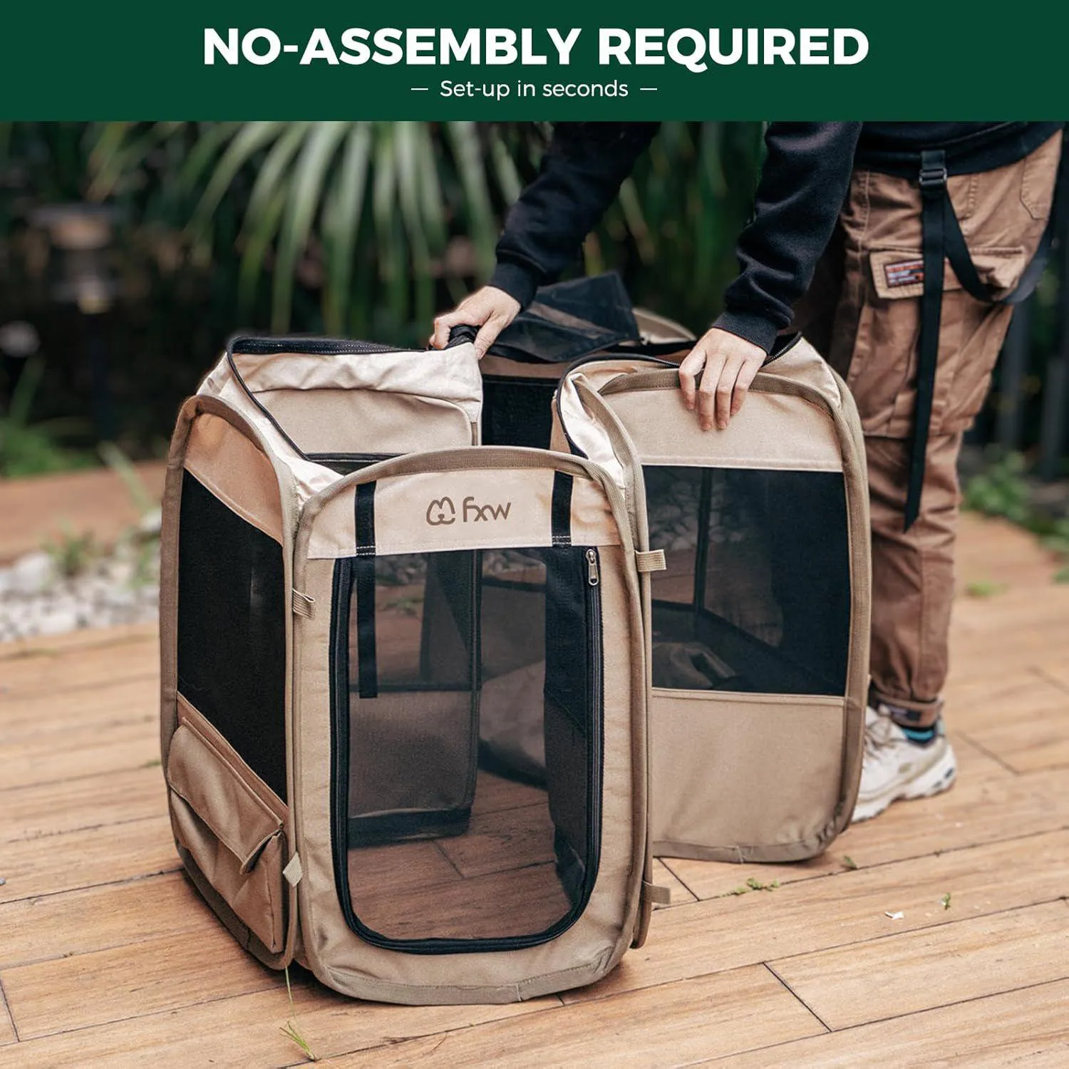 Corral FXW Gotent Portátil para Perros Pequeños Ideal para Viajes 4