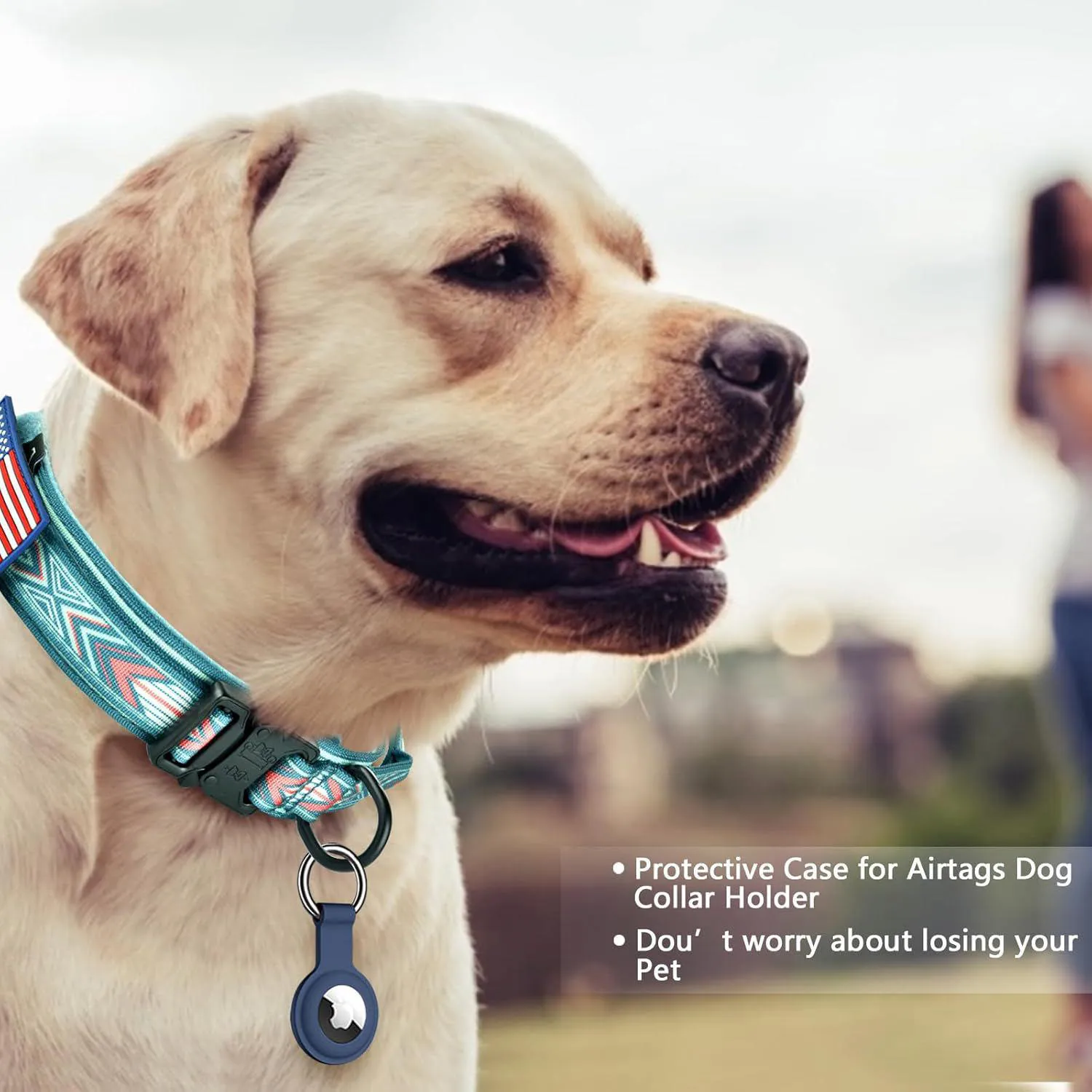 Collar Táctico para Perros Daganxi Nylon Ajustable Verde