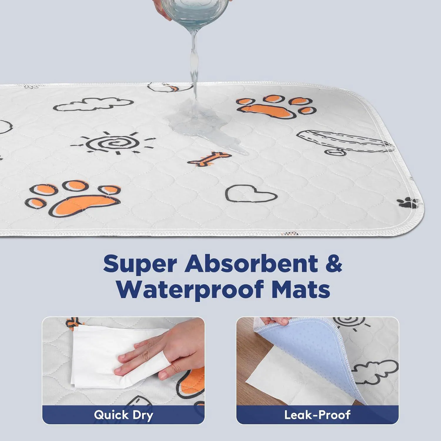Almohadillas Lavables Impermeables para Entrenamiento de Mascotas