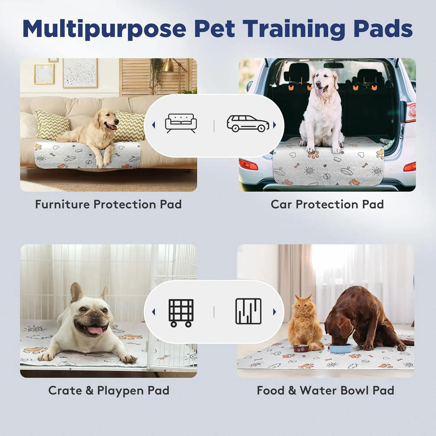 Almohadillas Lavables Impermeables para Entrenamiento de Mascotas 3