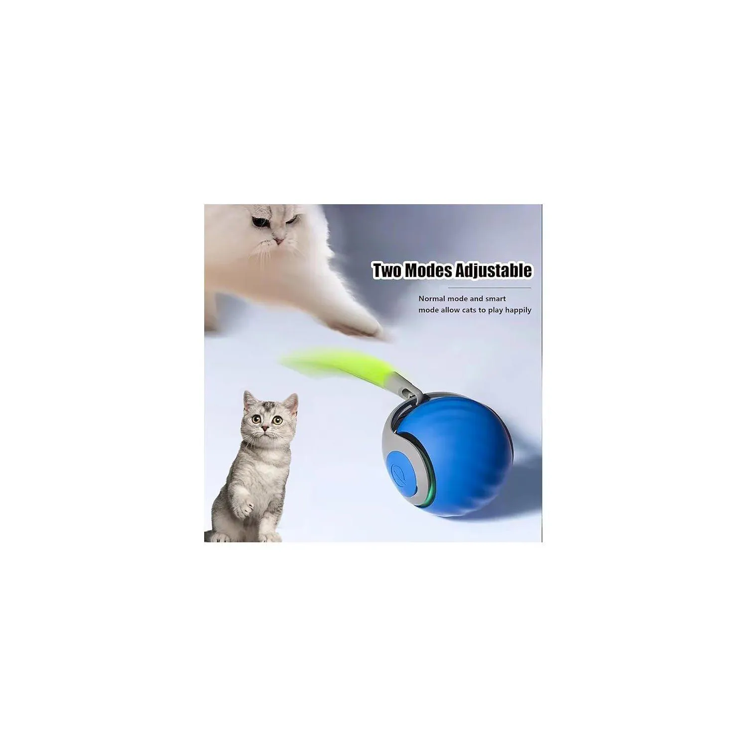 Pelotas Interactivas para Gatos con Movimiento Inteligente y Cola Realista 8