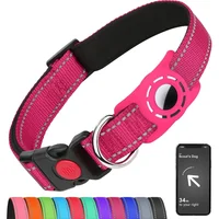 Collar para Perros con Holder AirTag Reflectante Talla S