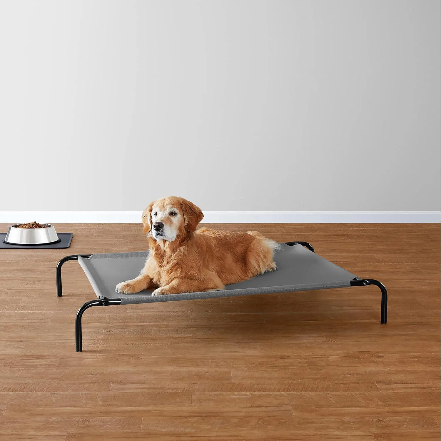 Cama Elevada Para Perros Grandes Beige 130x78x20 Cm 8