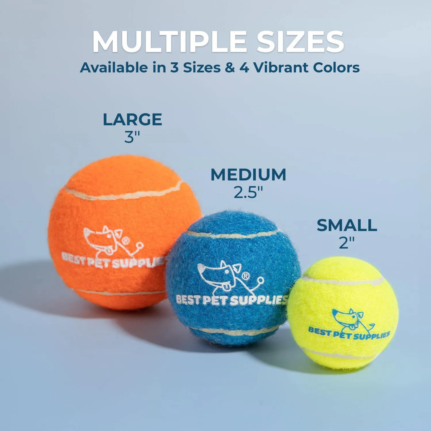 Pelotas Chirriantes Tipo Tenis para Perros Paquete de 4 Resistentes y Divertidas 6