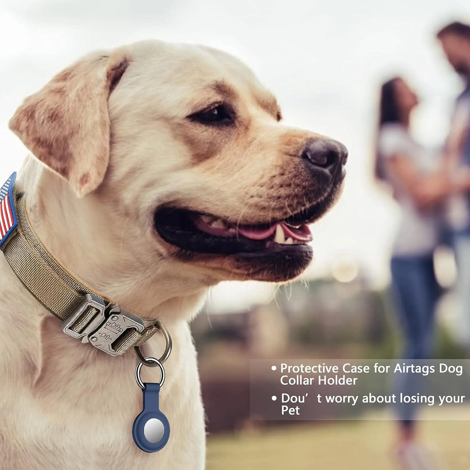Collar Táctico para Perro con Asa y Ajuste XL
