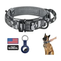 Collar Táctico Daganxi para Perro Ajustable con Asa y Parches