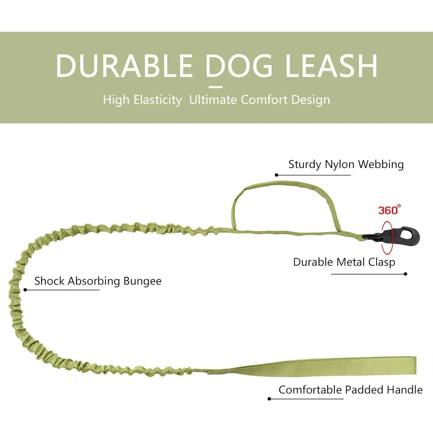 Collar Táctico para Perros Ajustable XXL Set Spring Grass 5