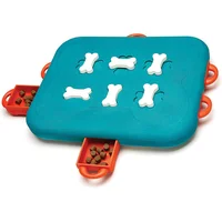 Juego Interactivo para Perros con Compartimentos para Premios Nivel Avanzado Color Turquesa